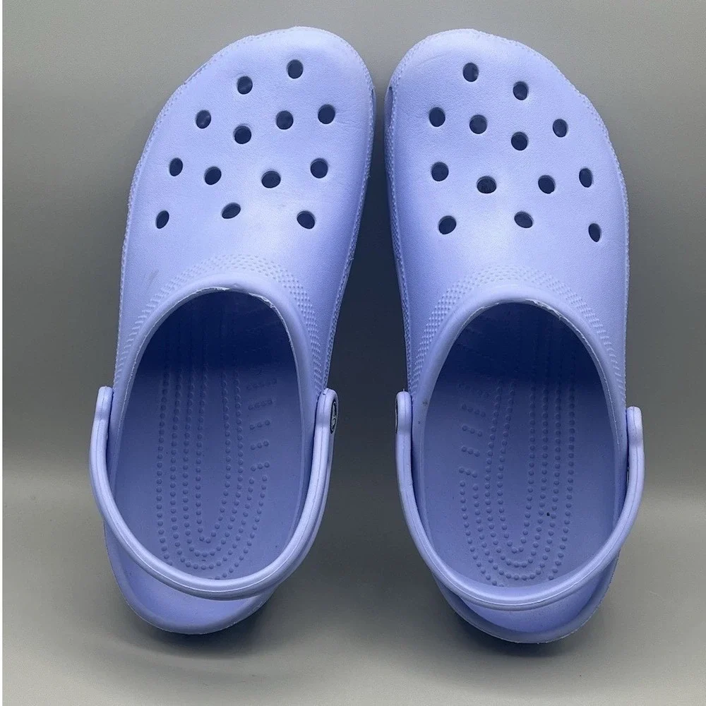 Crocs Classic Comfort Clogs Lavender Light Purple Slip Ons - Men's Size 10